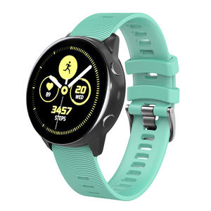 Tsick Compatible avec Samsung <span class=keywords><strong>Galaxy</strong></span> <span class=keywords><strong>Watch</strong></span> <span class=keywords><strong>Active2</strong></span> <span class=keywords><strong>40mm</strong></span> / 44mm bandes et Active <span class=keywords><strong>40mm</strong></span> bande de remplacement en Silicone - Product Image 4