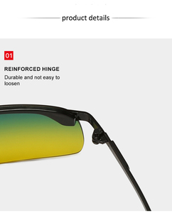 Lunettes De Soleil Day and Night Polarized Photochromic Night Vision Glasses Driving <b>Sunglasses</b> for Men or Women - Product Image 2