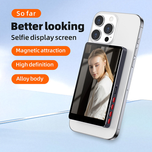 <strong>Magnetic</strong> 3.97-inch IPS Vlog Selfie Monitor Screen 1500mAh Battery Optional Speaker Wireless Connection Rear <strong>Camera</strong> Compatible - Product Image 3