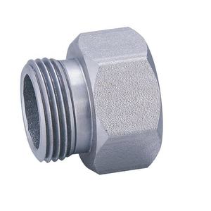 Adaptador Hidráulico Británico BSPP de Acero Inoxidable de Alta Presión Industrial, Conector de Manguera Métrico OEM - Product Image 1