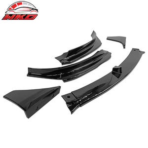 Compatible con Tesla Model 3 17-23, estilo V, kit de alerón delantero negro mate, PP, 5 piezas, accesorio exterior de alta calidad - Product Image 6