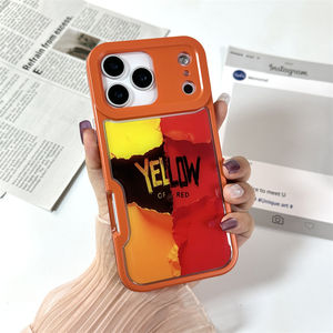 Design de mode 3 en 1 belle coque de téléphone <span class=keywords><strong>portable</strong></span> <span class=keywords><strong>incassable</strong></span> de couleur <span class=keywords><strong>orange</strong></span> pour SAM S26 Ultra - Product Image 3
