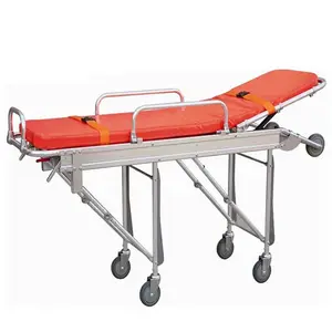 Hastane alüminyum ambulans otomatik yatılı sedye ilk yardım sedye ambulans sedye