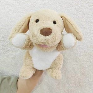 Ensemble de marionnettes à main pour enfants 6 pièces avec bouche de travail, jouet en peluche pour tout-petits <span class=keywords><strong>Ifor</strong></span> Show Theatre, cadeaux d'anniversaire, panier de Pâques - Product Image 4