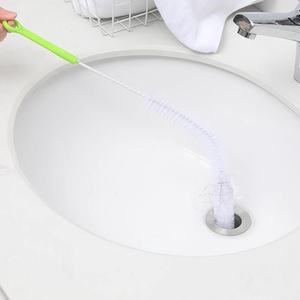 Flexible Pipe Cleaning Brush 71Cm Drain <b>Cleaner</b> Sink And Pool Unclogging Tool <b>Plastic</b> Convenient For Drain Cleaning - Product Image 4
