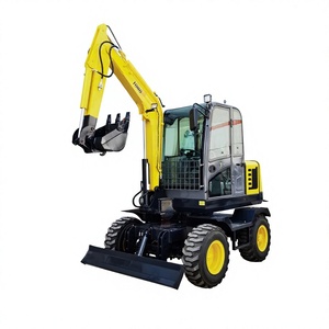 Excavatrice à 4 roues tout-terrain avec cabine, excavatrice à 4 roues motrices à vendre en Europe - Product Image 5