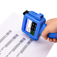 Impresoras de Inyección de Tinta Portátiles, Bajo MOQ, Cuatro Núcleos, Monocromáticas, Máquina de Impresión de Fecha de Caducidad para Botellas de Plástico