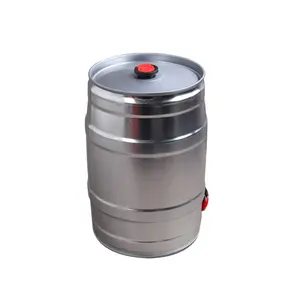 5 Liter empty ronud beer barrel keg 5l beer can