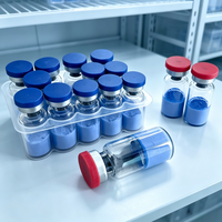 Approvisionnement direct usine : Poudre lyophilisée de GHK-Cu (Tripeptide-1 de cuivre) à 99 % de pureté, matière première cosmétique, livraison directe
