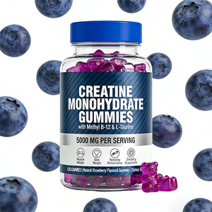 Gomitas Energéticas con Creatina Monohidratada Pre-Entrenamiento de Marca Privada OEM/ODM, Suplemento para el Crecimiento Muscular para Mujeres Embarazadas, 120 Unidades - Product Image 3