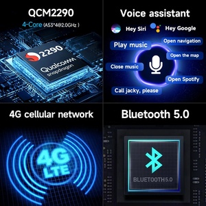 Gerllish Qualcomm 2290 Stereo Ai Box <span class=keywords><strong>Android</strong></span> Car Wireless Car Play <span class=keywords><strong>Android</strong></span> <span class=keywords><strong>AuTO</strong></span> GPS SIM Card Wifi Split Screen 4 Core BT - Product Image 5
