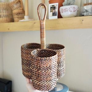 Seagrass Utensil <b>Caddy</b> Holder Handmade Natural High Quality in Vietnam - Product Image 5