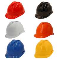 Casque de sécurité de chantier en ABS conforme à la norme CE EN397 pour la protection des travailleurs