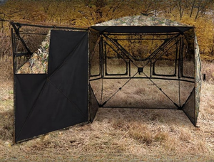 Tienda de caza transparente silenciosa portátil de alta calidad de 360 °, apertura de <span class=keywords><strong>puerta</strong></span> lateral, persiana para exteriores, 2-3 personas, accesorios de caza superiores - Product Image 4