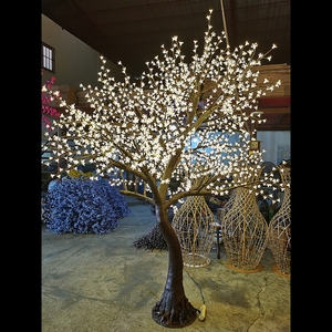 Árbol <span class=keywords><strong>de</strong></span> <span class=keywords><strong>Navidad</strong></span> <span class=keywords><strong>artificial</strong></span> LED con luces exteriores Decoración <span class=keywords><strong>de</strong></span> árbol <span class=keywords><strong>de</strong></span> Año Nuevo - Product Image 5
