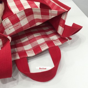 3 dimensioni possono scegliere il nuovo Design popolare grande capacità moda griglia Girs tote tela cotone shopping bag borse da donna - Product Image 6