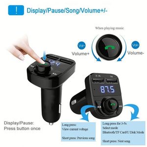 X8 Model Audio <b>Mp3</b> <b>Usb</b> <b>Player</b> Car <b>Mp3</b> <b>Player</b> Multifunctional New Steero Radio Car Kit Double <b>USB</b> Charger Setup Fm Transmitter - Product Image 5