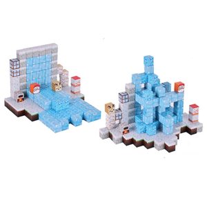 Jouets d'apprentissage bloc de construction usine personnalisé mon monde bloc jeu bricolage modèle créatif construction magnétique ensemble de jeu - Product Image 1