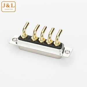Connettore Dsub <span class=keywords><strong>d</strong></span> <span class=keywords><strong>Sub</strong></span> <span class=keywords><strong>d</strong></span> tipo Db5 5 Pin connettore ad alta corrente 5 w5 femmina PCB presa di saldatura piegatura Flashboard interfaccia amfenolo - Product Image 3