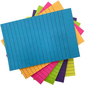 4*6 inch huỳnh quang dính <span class=keywords><strong>notepad</strong></span> sọc ngang dòng dính Lưu ý 40 tờ - Product Image 5