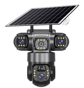 Rscamtom في الهواء الطلق 6MP ثلاث عدسات ، كشف الحركة الأمنية ينذر بالخطر V380 Pro كاميرات 4G الشمسية - Product Image 1