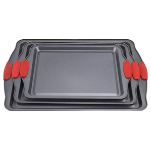 Plaques à pâtisserie en silicone <span class=keywords><strong>de</strong></span> qualité professionnelle, efficaces, <span class=keywords><strong>pour</strong></span> pains au <span class=keywords><strong>levain</strong></span> faits maison, avec grille <span class=keywords><strong>de</strong></span> refroidissement incluse - Product Image 1