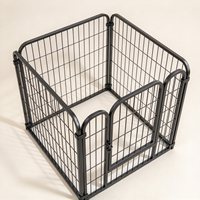 Clôture pour chien en fil métallique robuste, sur mesure, directement de l'usine, parc d'exercice portable et pliable pour chiots