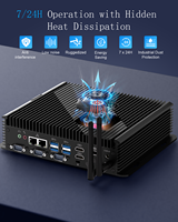 Computadora HYSTOU H4 Edge 12.ª Gen. I5-1235U DDR5 64GB, Doble M.2 NVMe PCIe 4.0, 6 DB9 COM, Doble 2.5GbE, Triple 4K, para Automatización