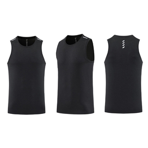 เสื้อกล้ามลำลองผู้ชายสำหรับฤดูร้อน แห้งเร็ว ผ้าตาข่าย ระบายอากาศ ป้องกันแสงแดด เหมาะสำหรับออกกำลังกายกลางแจ้ง เสื้อผ้าออกกำลังกายแบบไม่มีแขน - Product Image 4