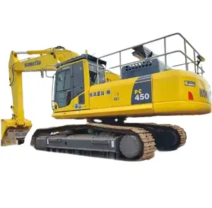 Excavatrice utilisée de chenille de PC450-8 de KOMATSU en peu d'heures de travail à vendre excavatrice utilisée de haute qualité fabriquée au Japon