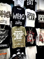 T-shirt vintage pour homme à manches courtes avec imprimé portrait, col rond oversize, style hip-hop urbain pour jeunes, idéal pour le quotidien, les concerts et le skate