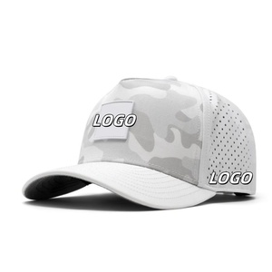 Cappellino da Baseball in Nylon con toppa di gomma personalizzata per donne e uomini 5 pannelli impermeabili per Sport mimetico - Product Image 1