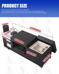 JINCHENG, muebles de salón personalizados, cabeza, <span class=keywords><strong>Spa</strong></span>, masaje, champú, cama, baño de pies y reparación de pies, cama de champú, cama de masaje tailandés, cuenco de champú - Product Image 6