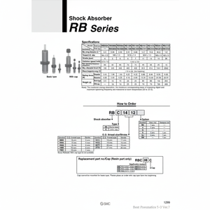 SMC Pneumatics RBC1006J Amortiguador - Product Image 1