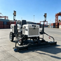 Machine de nivellement laser entièrement automatique de haute précision industrielle pour la construction de chaussées en béton