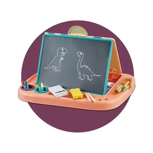 Tavolo <span class=keywords><strong>di</strong></span> apprendimento per disegno e scrittura in plastica da tavolo 2 in 1 per bambini - Product Image 3
