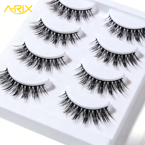 ขนตาปลอม A-RIX 3D Russian Volume Faux Mink สีดำเข้ม แบบเส้น ขนตาปลอมแบบแผง  รับผลิตแบรนด์ส่วนตัว ขนตาทำมือจากใยไหมสังเคราะห์ - Product Image 2