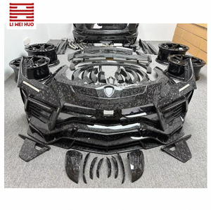Kit carrosserie complet en fibre de carbone MSY Mansori Gen 3 pour <span class=keywords><strong>Lambo</strong></span> URUS, comprenant jantes, pare-chocs, capot, ailes, spoiler et échappement. - Product Image 5