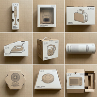 Boîte d'emballage personnalisée pour machine à café, carton ondulé robuste avec insert en mousse antichoc pour appareils électroménagers, vente en gros