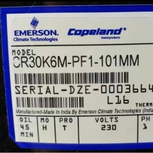 Compresseur frigorifique Copeland CR36K6M-PFZ-101 pour refroidissement et chauffage à basse température - Product Image 4