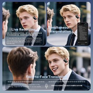 Auriculares Inalámbricos con Traductor <span class=keywords><strong>de</strong></span> Idiomas OWS AI, con 144 Idiomas en Línea para iPhone y Android, Auriculares con Traducción en Tiempo Real, Nuevos - Product Image 2