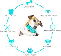 Jouets à mâcher pour chiens agressifs, bâtonnet de nettoyage pour les dents des chiens, jouet à mâcher pour chiots pour petits et moyens animaux de compagnie