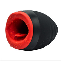 Jouets sexuels étanches masturbateur artificiel portable chauffant langue poche chatte pour hommes