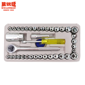 Professionale 40 pezzi di acciaio al carbonio presa scatola personalizzabile <span class=keywords><strong>kit</strong></span> di strumenti a mano per la riparazione di auto fornitura di fabbrica - Product Image 3