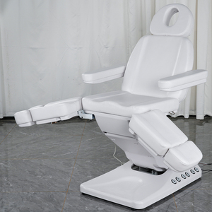 Điện 3 động cơ y tế giường tóc cấy ghép ghế điều trị ghế Spa giường mặt massage điện bảng & giường với bàn đạp chân - Product Image 4