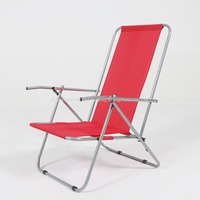 Joyeleisure Chaise de camping Oxford pliante en métal et acier à 2 positions Chaise longue en fer moderne pour jardin, parc, salon extérieur