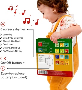 El libro <span class=keywords><strong>de</strong></span> música reggae es adecuado <span class=keywords><strong>para</strong></span> <span class=keywords><strong>niños</strong></span> <span class=keywords><strong>de</strong></span> 1 <span class=keywords><strong>a</strong></span> 3 <span class=keywords><strong>a</strong></span>ños con <span class=keywords><strong>6</strong></span> canciones favoritas <span class=keywords><strong>de</strong></span> Bob Marley - Product Image 3