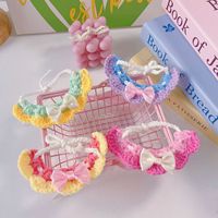 Bavoirs pour poupées au crochet faits main KIVA, Écharpes mignonnes pour poupées, Accessoires tricotés, Tenues personnalisées, Décorations, Rembourrage en coton PP, Unisexe, Pour fêtes