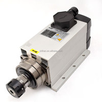 Husillo de enrutador Cnc HQD 6KW Enrutador CNC Máquina de perforación de husillo múltiple Motor de husillo de refrigeración por aire para fresadora CNC