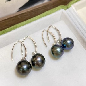 Accessoires en perles DIY, plateau vide pour boucles d'oreilles en argent S925 avec perles rondes de 8 à 13 mm, bijoux en argent tendance, crochet d'oreille - 21296 - Product Image 2